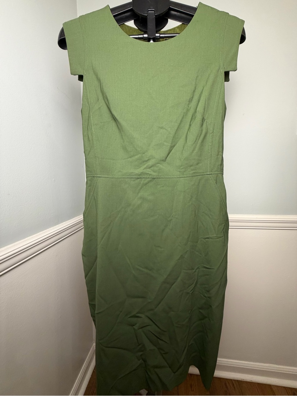 🌿 J.Crew 365 Wool-Blend Cap-Sleeve Sheath Dress 🌿